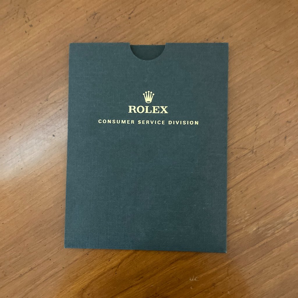 Rolex Consumer Service Division Sleeve Empty Rolex Consumer Service Division Sleeve Empty